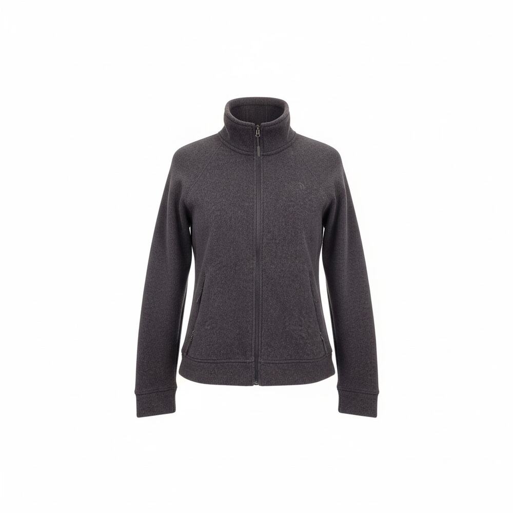 The North Face Crescent Full Zip Fleece Jacket‎ Small Charcoal Grey Heather
